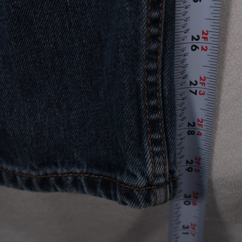 Levi's 505 Jeans Men's Tag Size 40 x 30 Blue Denim Straight Fit - Picture 5 of 15